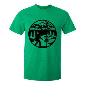 Disc Golf T Shirt SASQUATCH MOUNTAINS Discgolfer Discgolfing Shirt